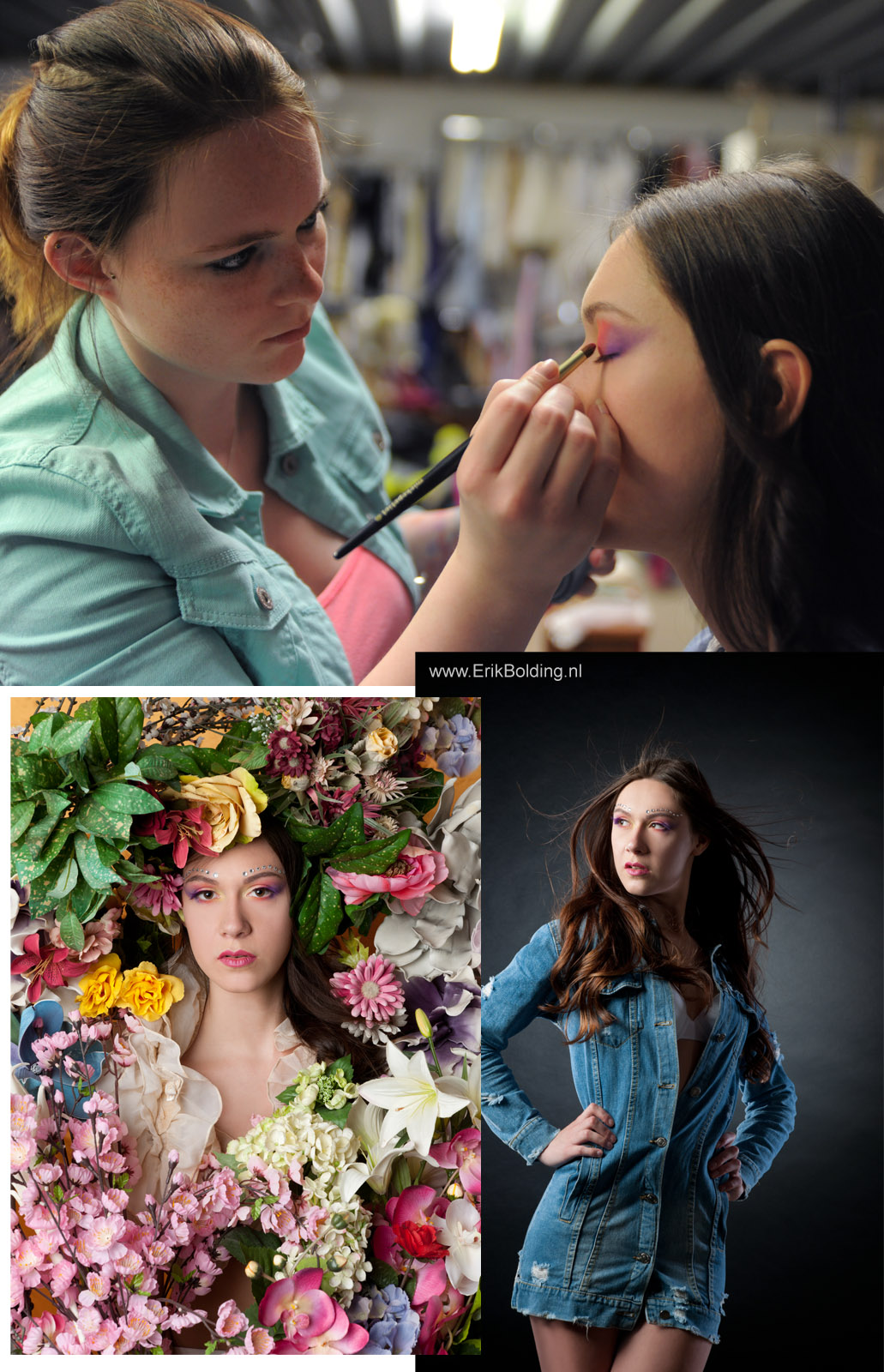 make-up bij fotoshoots