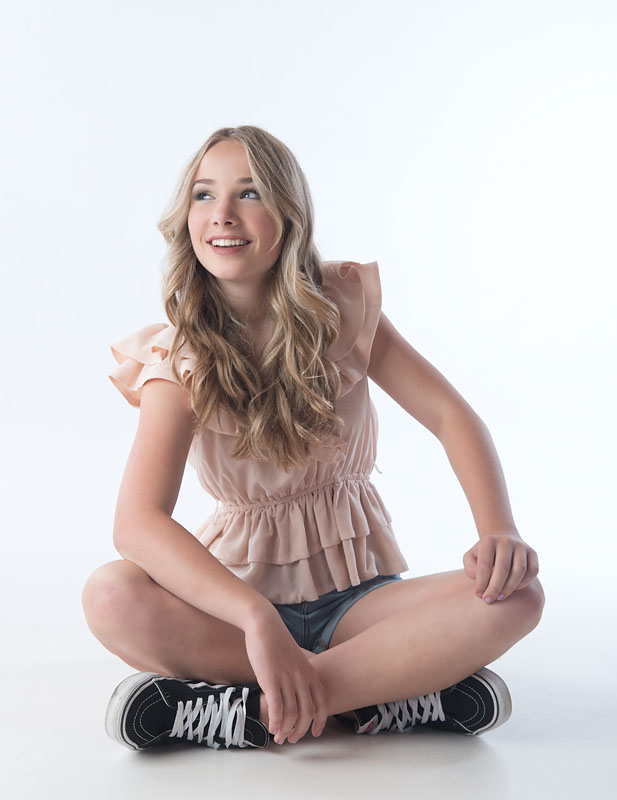kleding in de studio voor fotoshoots